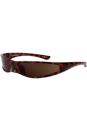Balenciaga Tilbehør, unisex, Brun, ONE SIZE, Uld, Stilfulde solbriller Bb0383S