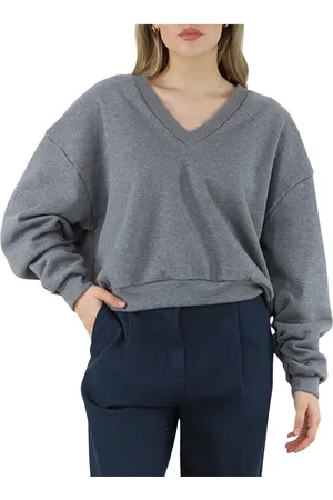 CRUNA Strik, Dame, Grå, L, Grå V Neck Sweater