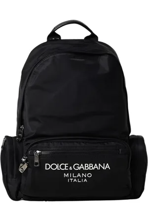 Dolce & Gabbana Taske, Herre, Sort, ONE SIZE, Uld, Sort Nylon Rygsæk Stilfuld Funktionel Tilbehør