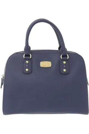 Michael Kors Pre-owned, Dame, Blå, ONE SIZE, Tyl, Pre-owned Laeder hndtasker