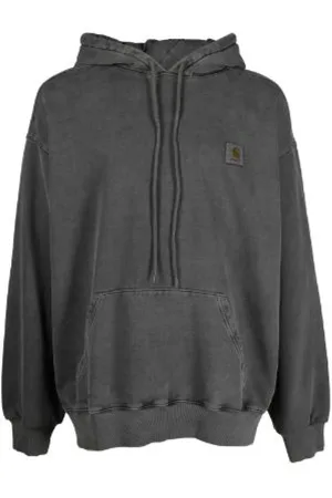 Carhartt Sweathshirts & Hoodies, Herre, Grå, M, Bomuld, Hættetrøje i bomuld med Vista