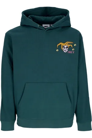 Obey Sweathshirts & Hoodies, Herre, Grøn, XL, Bomuld, Joke