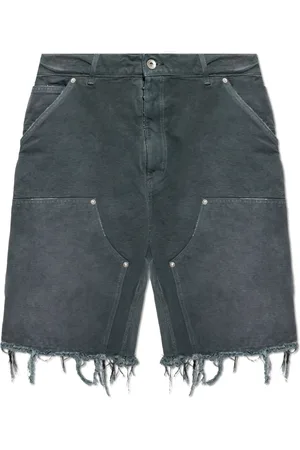 Maison Margiela Shorts, Herre, Grå, W32, Bomuld, Rå kant shorts