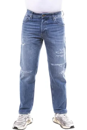 PT Torino Jeans, Herre, Blå, W34, Denim, Denim Rebel Bukser til Mænd