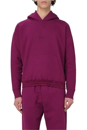 Saint Laurent Sweathshirts & Hoodies, Herre, Lyserød, M, Bomuld, Luksuriøs Blå Hættetrøje Sweater