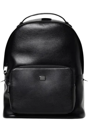 Dolce & Gabbana Taske, Herre, Sort, ONE SIZE, Læder, Sort læderrygsæk