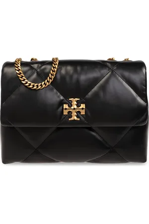 Tory Burch Taske, Dame, Sort, ONE SIZE, Uld, Kira Diamond quiltet skuldertaske