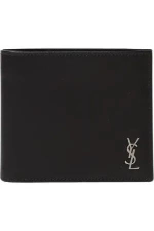 Saint Laurent Tilbehør, Herre, Sort, ONE SIZE, Læder, Sort Læder Pung
