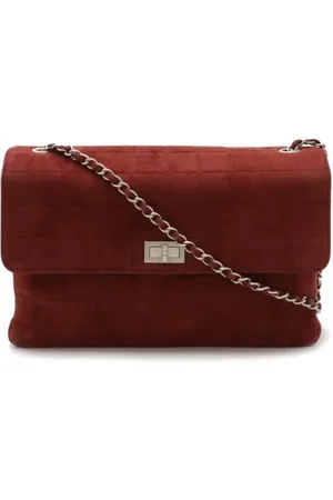 CHANEL Pre-owned, Dame, Rød, ONE SIZE, Uld, Pre-owned Laeder chanel-tasker