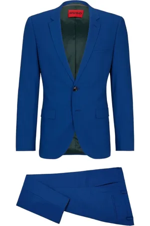 HUGO BOSS Jakkesæt, Herre, Blå, XL, Elegant Kjole til Kvinder