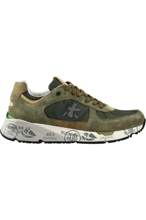 Premiata Sko, Herre, Grøn, 43 EU, Uld, Stilfulde Model 7235 Sko