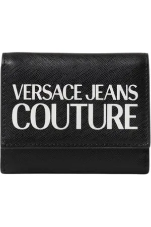 VERSACE Tilbehør, Herre, Sort, ONE SIZE, Læder, Elegant Læderpung