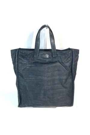 Fendi Pre-owned, unisex, Blå, ONE SIZE, Uld, Pre-owned Laeder fendi-tasker