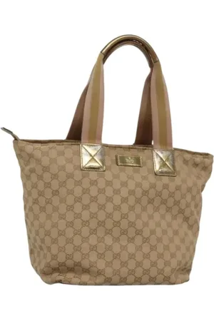 Gucci Pre-owned, Dame, , ONE SIZE, Uld, Pre-owned Canvas gucci-tasker