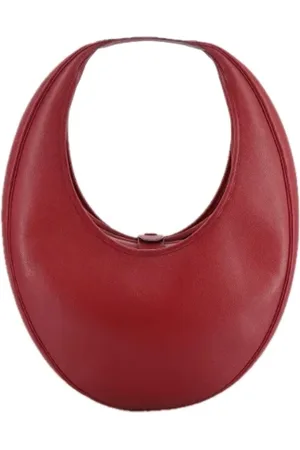 Hermès Pre-owned, Dame, Rød, ONE SIZE, Uld, Pre-owned Laeder skuldertasker