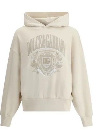 Dolce & Gabbana Sweathshirts & Hoodies, Herre, , S, Bomuld, Maxi Print Oversized Hoodie