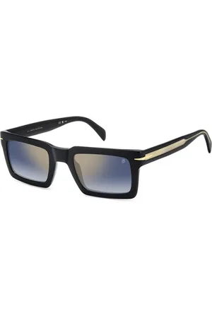 DB EYEWEAR BY DAVID BECKHAM Tilbehør, Herre, Sort, 51 MM, Uld, Sorte solbriller Ss25 Stilfuldt herretilbehør
