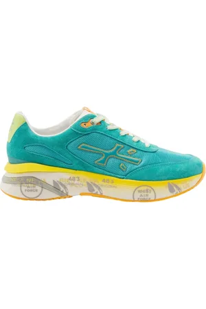 Premiata Sko, Herre, Blå, 43 EU, Uld, Stilfulde Moerun Sneakers