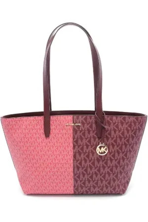 Michael Kors Pre-owned, Dame, Flerfarvet, ONE SIZE, Uld, Pre-owned Canvas skuldertasker