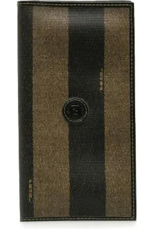 Fendi Pre-owned, Dame, Sort, ONE SIZE, Tyl, Pre-owned Canvas punge