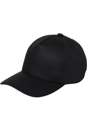 Saint Laurent Tilbehør, Herre, Sort, 59 CM, Bomuld, Broderet Logo Baseball Cap