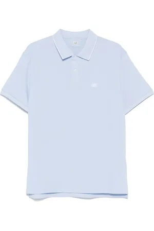 C.P. Company Top, Herre, Blå, L, Cerulean Polo T-shirt