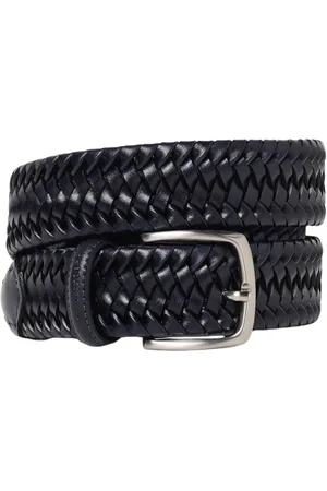 BROOKSFIELD Tilbehør, Herre, Blå, 95 CM, Læder, Brun læderbælte
