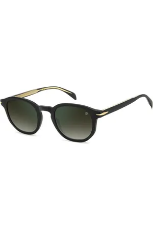 DB EYEWEAR BY DAVID BECKHAM Tilbehør, Herre, Sort, 51 MM, Uld, Sorte solbriller Stilfuldt design International pasform