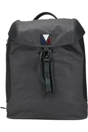 LOUIS VUITTON Pre-owned, Herre, Grå, ONE SIZE, Uld, Pre-owned Canvas rygsaekke