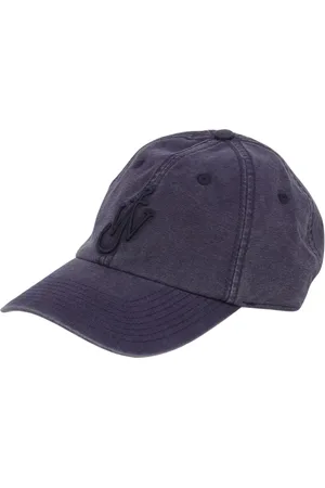 J.W.Anderson Tilbehør, Herre, Blå, ONE SIZE, Bomuld, Navy Baseball Cap Cotton Hat
