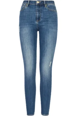 Armani Exchange Jeans, Dame, Blå, W25, Denim, Lunar New Year Denim Jeans