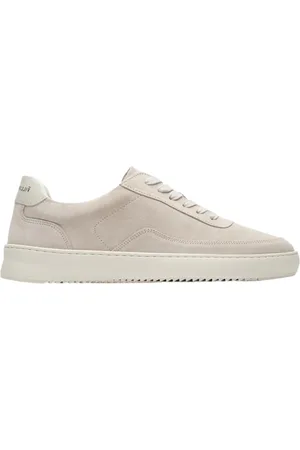 Filling pieces Sko, Herre, , 43 EU, Suede, Suede Off White Sneakers