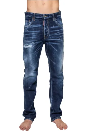 Dsquared2 Jeans, Herre, Blå, M, Blå herre bukser