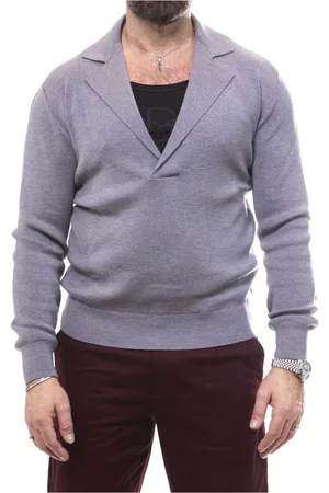 Dolce & Gabbana Strik, Herre, Grå, S, Lys Grå Herre Sweater