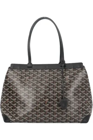 GOYARD Pre-owned, Dame, Sort, ONE SIZE, Uld, Pre-owned Canvas skuldertasker