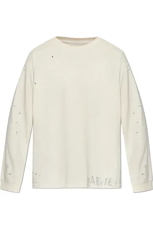Maison Margiela Top, Herre, , M, Bomuld, T-shirt med malingssprøjteeffekt