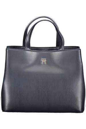 Tommy Hilfiger Taske, Dame, Blå, ONE SIZE, Uld, Blå Dames Taske med Justerbar Strop