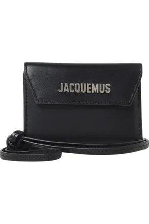Jacquemus Tilbehør, Herre, Sort, ONE SIZE, Uld, Elegant Kortholder Pung