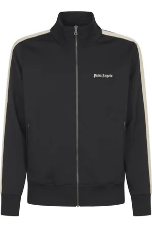 Palm Angels Sweathshirts & Hoodies, Herre, Sort, XL, Uld, Klassisk Logo Track Jacket