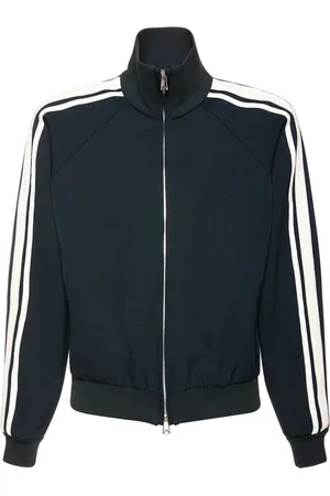 Bottega Veneta Sweathshirts & Hoodies, Herre, Sort, M, Uld, Trøje med lynlås