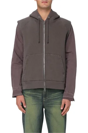 OUR LEGACY Sweathshirts & Hoodies, Herre, Brun, XL, Bomuld, Brun Zip Hoodie Afslappet Pasform