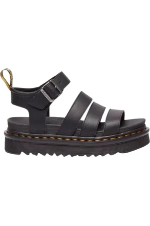Dr. Martens Sko, Dame, Sort, 37 EU, Læder, Blaire Læder Sandaler