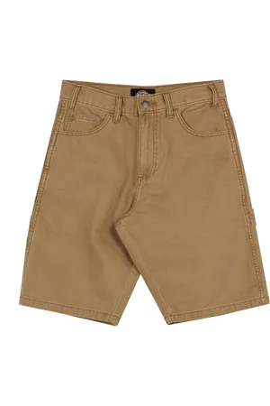 Dickies Shorts, Herre, Brun, W31, Bomuld, Brun Canvas Shorts med Hammer Loop