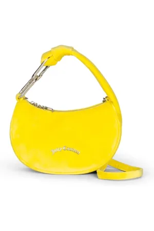 Juicy Couture Taske, Dame, Gul, ONE SIZE, Polyester, Blomst Lille Hobo Taske Polyester Gul