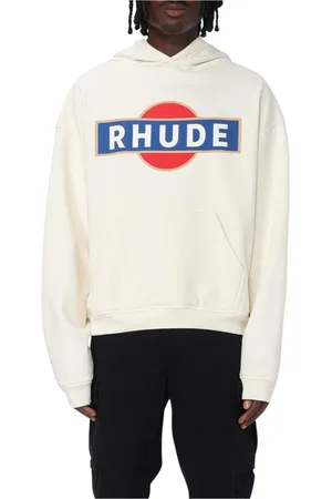 Rhude Sweathshirts & Hoodies, Herre, , S, Klassisk Logo Hoodie Afslappet Pasform