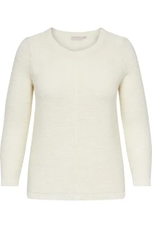 ONLY Strik, Dame, Hvid, M, Uld, Foxy Langærmet Strik Pullover