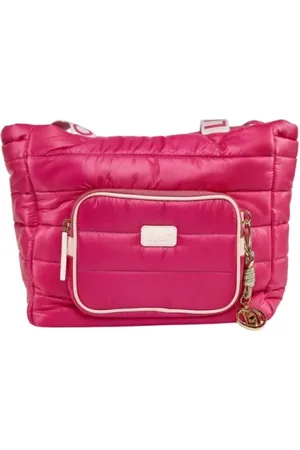 Liu Jo Taske, Dame, Lyserød, ONE SIZE, Polyester, Quiltet Polyester Tote Taske i Mørk