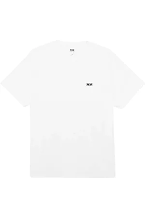 Obey Top, Herre, Hvid, XL, Bomuld, Eyes 3 TEE Hvid T-shirt