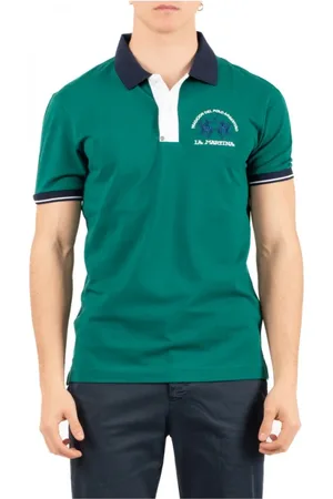 La Martina Top, Herre, Grøn, 2XL, Uld, Stilfuld Polo Skjorte