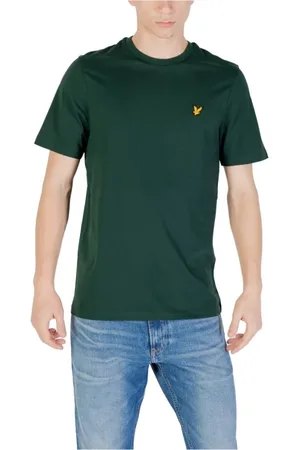 Lyle & Scott Top, Herre, Grøn, XS, Bomuld, Grøn Bomuld T-shirt